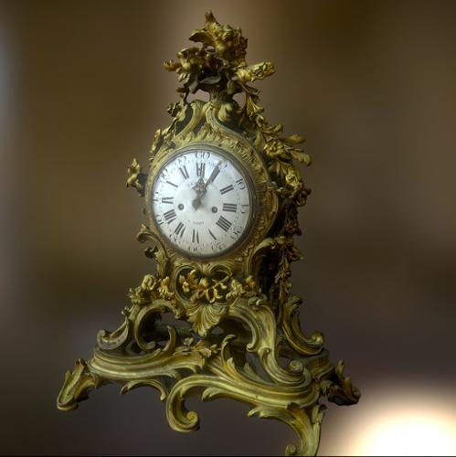 Pendule rocaille, style Louis XV preview image